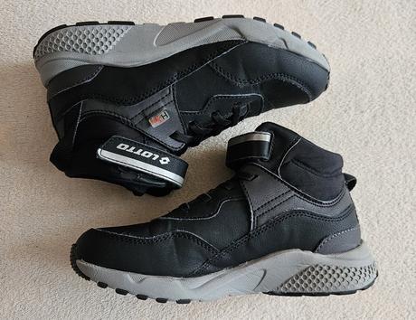 Chlapecké kotníkové boty, téměř nové, 34, lotto, lotto,34