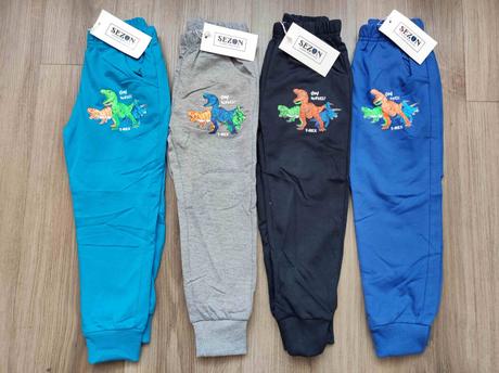 Chlapecké tepláky dino, auta, letadla 98-128, 98 - 128