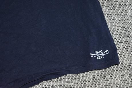Tmavě modré triko next, velikost 110/116, next,110