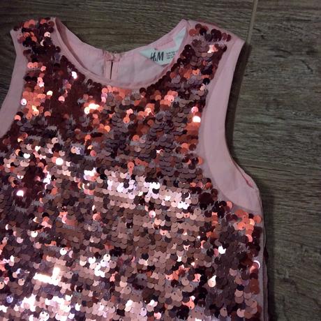 Slavnostní šaty s překlápěcími flitry h&m, h&m,122