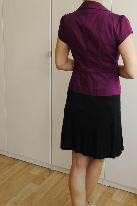 Fialove sacko s kratkym rukavem vel. 34 h&m, h&m,34