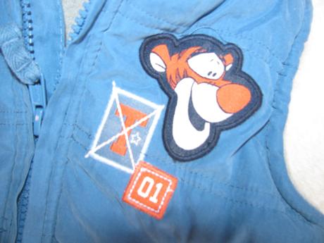 Prošívaná vesta s kapucí s hřejivou podšívkou, disney,68