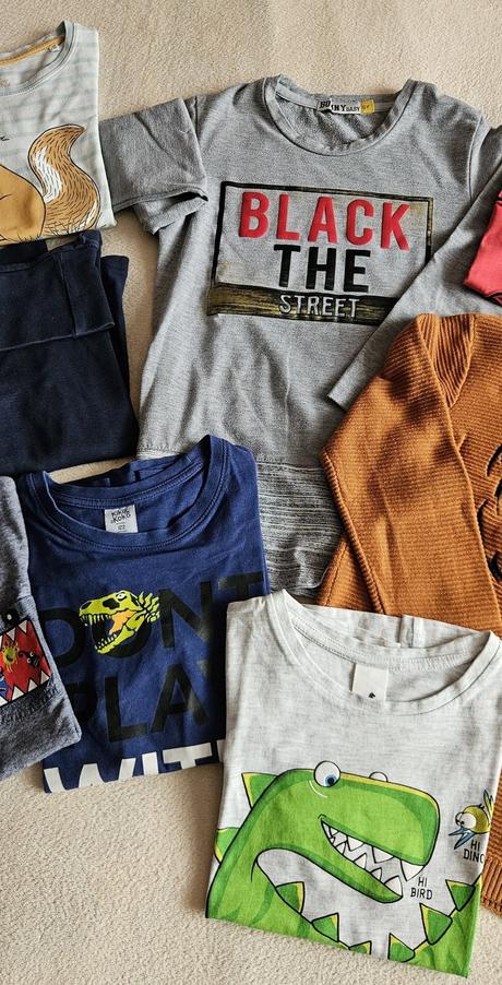 Chlapecký mix 122/128 (roláky, trička, mikinka), 122–134