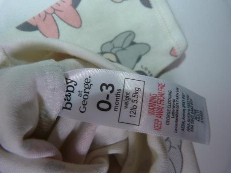 George bavlněné body s mínnie 2ks vel. 62, george,62