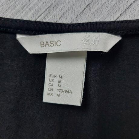 Černé šaty basic h&m vel.m, h&m,m
