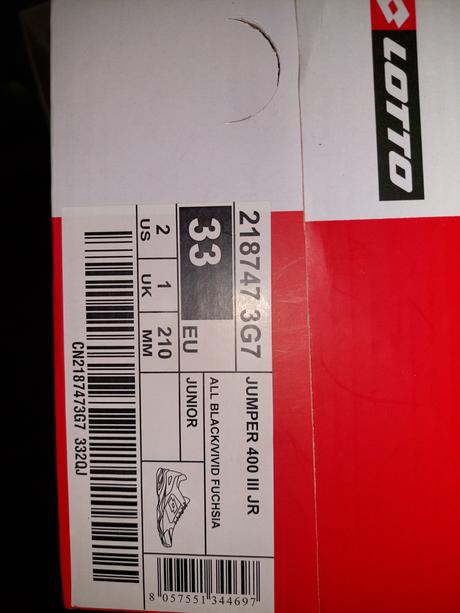 Sálová sportovní obuv, lotto,33