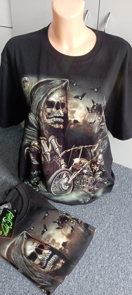 Tričko zn."rock chang" svítí ve tmě vel."s+l", 