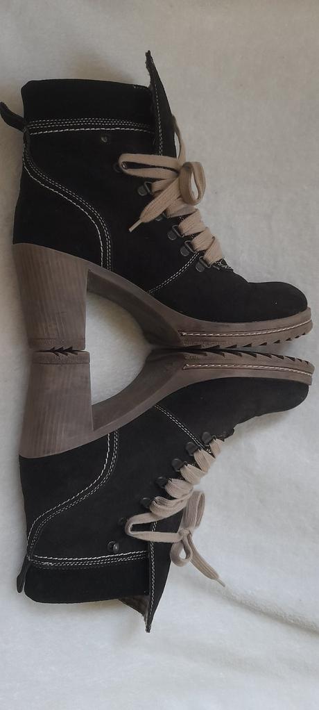 Polokozačky na blokovém podpatku, lasocki,40