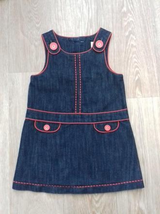 Riflové šaty, šatičky vel. 98/104, next,98