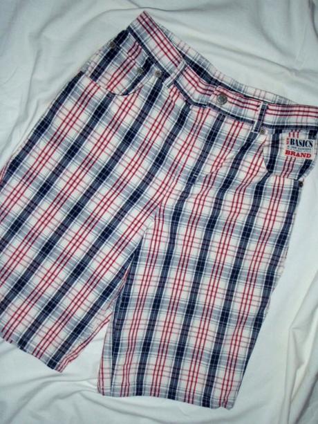 Krásné delší káro kraťasy, marks & spencer,152