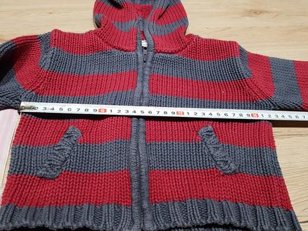 Krásný svetr na zip vel.12-18 měs.značky cherokee, cherokee,86