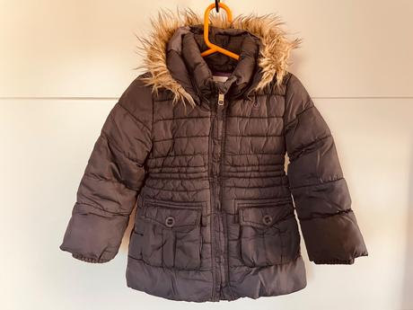 Zimní dívčí bunda, h&m,98