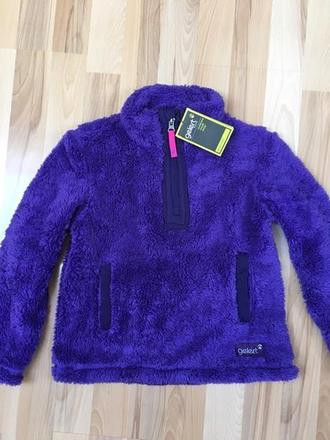 Tm.fialová chlupatka/mikina/bunda, gelert,128