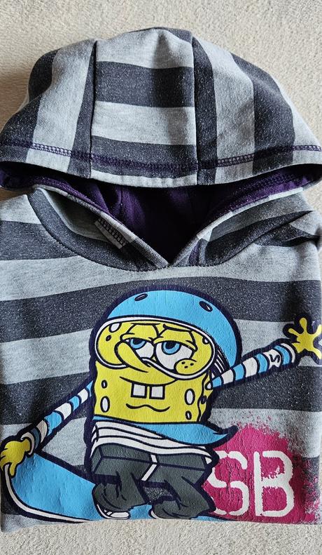 Chlapecká mikina sponge bob v kalhotách, vel.116, 116