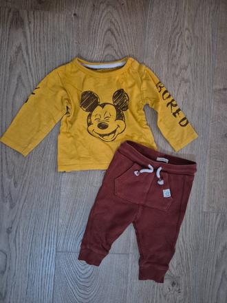 Tričko a tepláčky disney reserved vel. 74, reserved,74