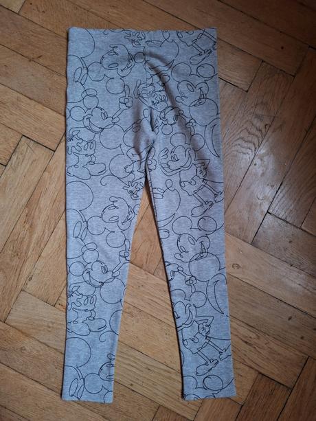 Legíny s chloupkem disny mickey mouse vel. 14, disney,140