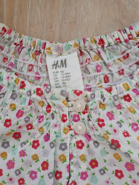 Blůzka/košilka h&m, vel. 86, h&m,86
