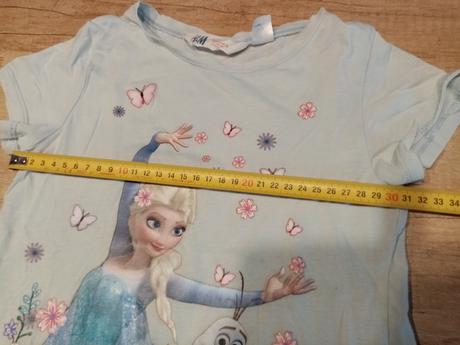 2x tričko frozen vel. 110/116, h&m,110