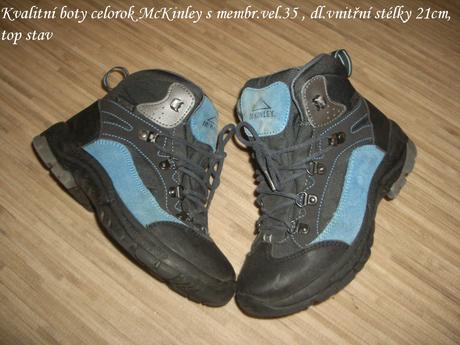 Boty mckinley celorok s membr. vel.35 stélka 21cm, mckinley,35