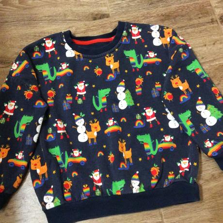 Tepláková vánoční mikina, 110