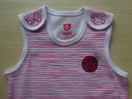 Pruhované dupačky s beruškou, vel. 74, gmini,74