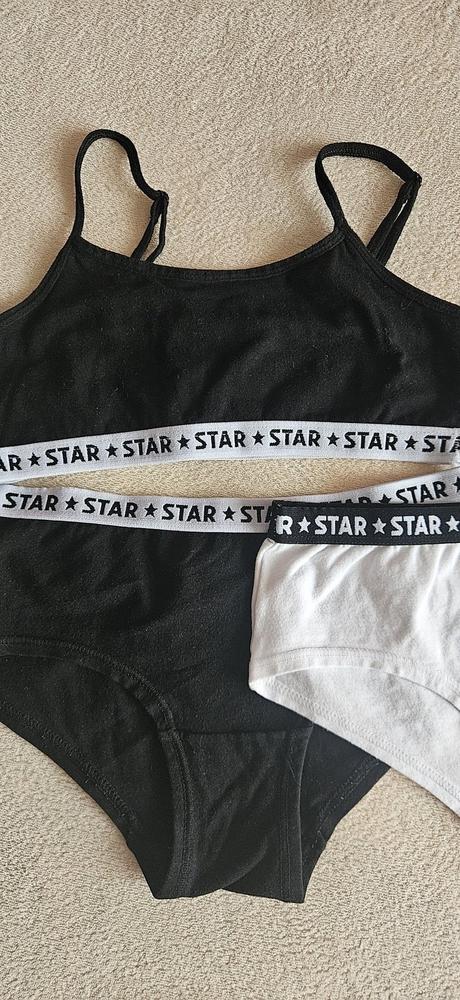 Dívčí set 3x spodní kalhotky + 3x podprsenka, 134, pepco,134