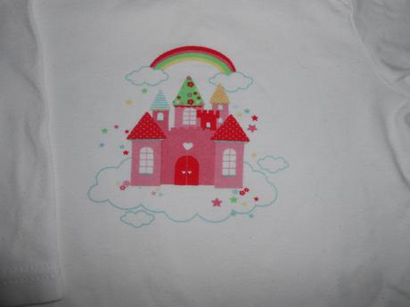 Tričko s domečky, f&f,74