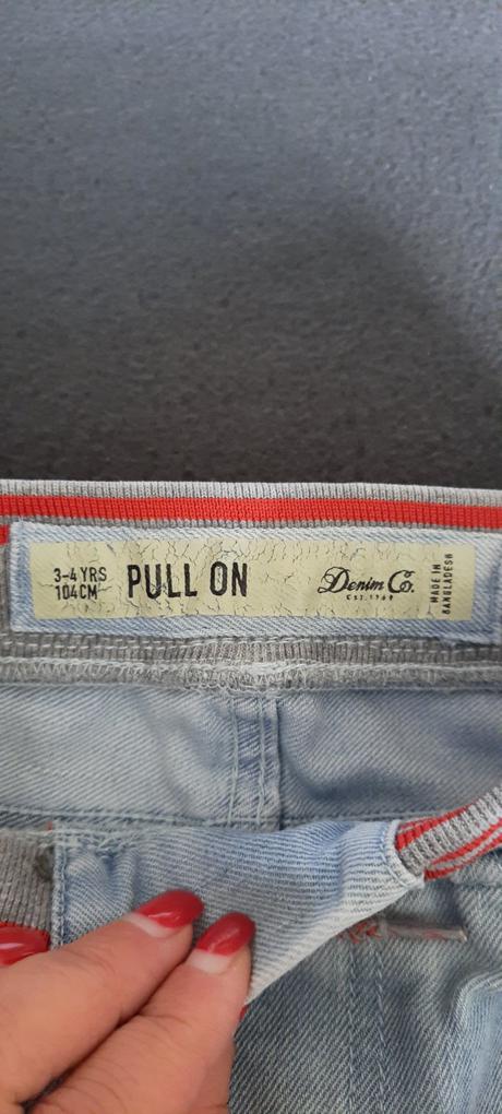 Chlapecké džíny  značky denim co, vel. 3-4 roky, denim co,104