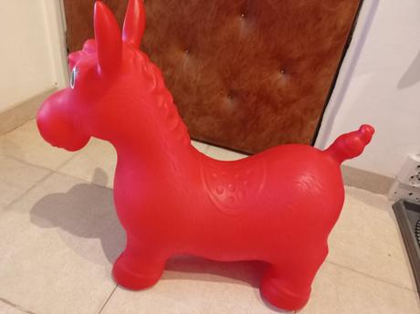 Gumový oslík hopsadlo,