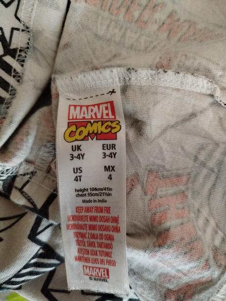 Tričko zn. marvel vel.98, marvel,98