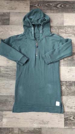 Mikina prodloužená dívčí, nutmeg,134