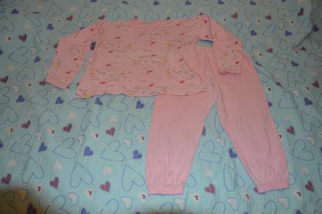 Bavlněné teplejší pyžamo pyžamko, 122