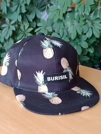 Černá kšiltovka pineapple, 