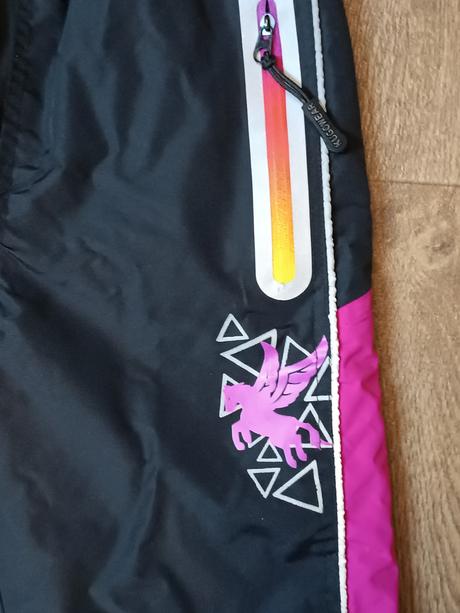 Dívčí zimní šusťákové kalhoty kugo,vel.104, kugo,104