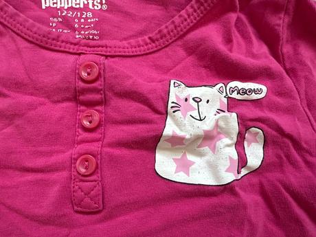 Dívčí teplé fleecové pyžamo, vel. 122/128, pepperts,122