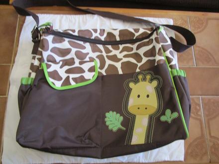 Nová přenosná hnědá taška na kočárek apod., 