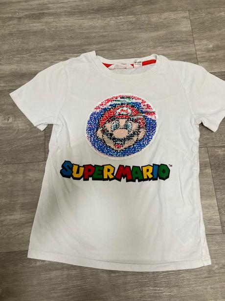 Tricko super mario, h&m,122