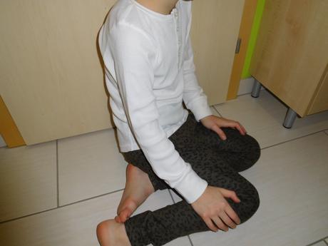 Džíny se vzorem vel. 128/134, c&a,134