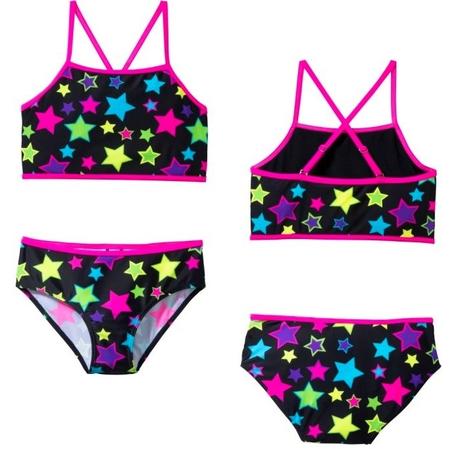 Dívčí hvězdičkové plavky sportovní vel. 152/158, bonprix,152 / 158