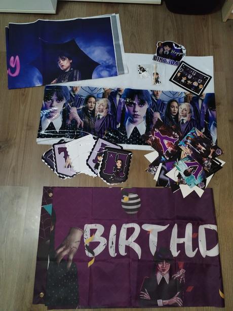 Wednesday výzdoba narozeninová,