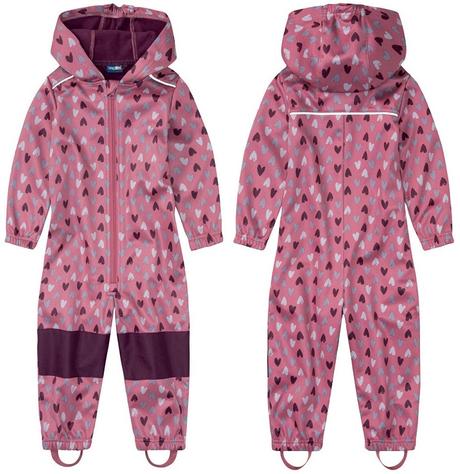 Softshellová kombinéza s fleecem holčičí overal, lupilu,110 / 116