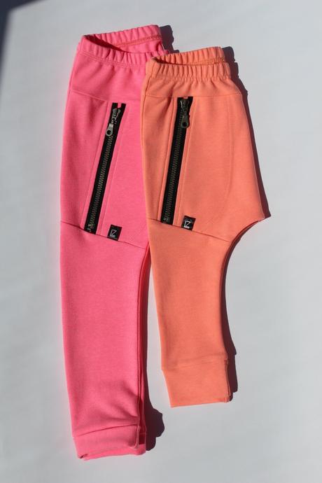 Baggy tepláky s kapsou na zip, 74 - 110