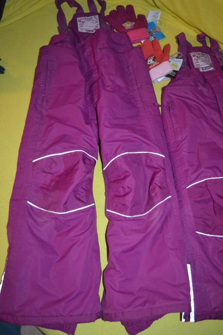 2x dívčí oteplovačky tchibo 98/104,110/116,rukavic, tchibo,110