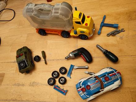 Sada šroubovacích aut, automechanik, 