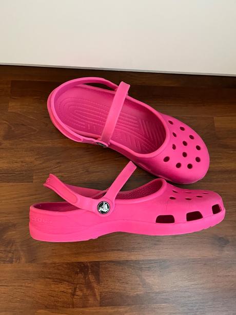 Crocs mary jane růžové w10/eu 42-43 originál, crocs,42