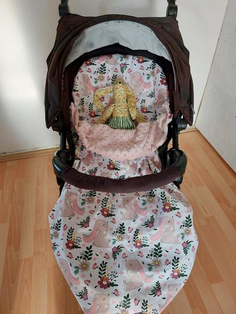 Vložka + připínací deka se zipy, 