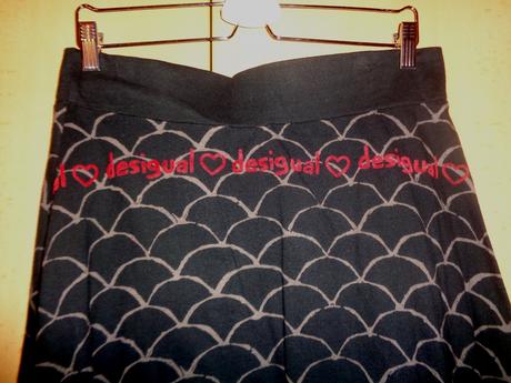 Černá sukně desigual, desigual,l