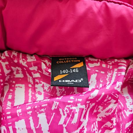 Dívčí prošívaná zimní bunda head vel. 140/146, 146