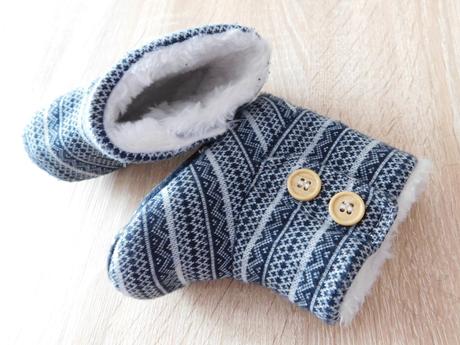 Dětské zateplené capáčky-botičky, tu