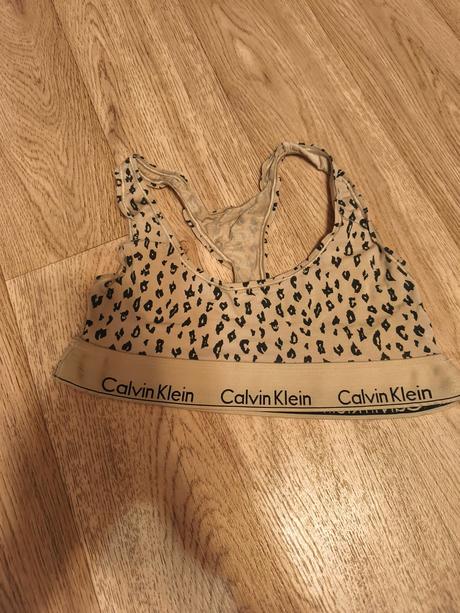 Leopardí podprsenka calvin klein xs / 158-164, calvin klein,164